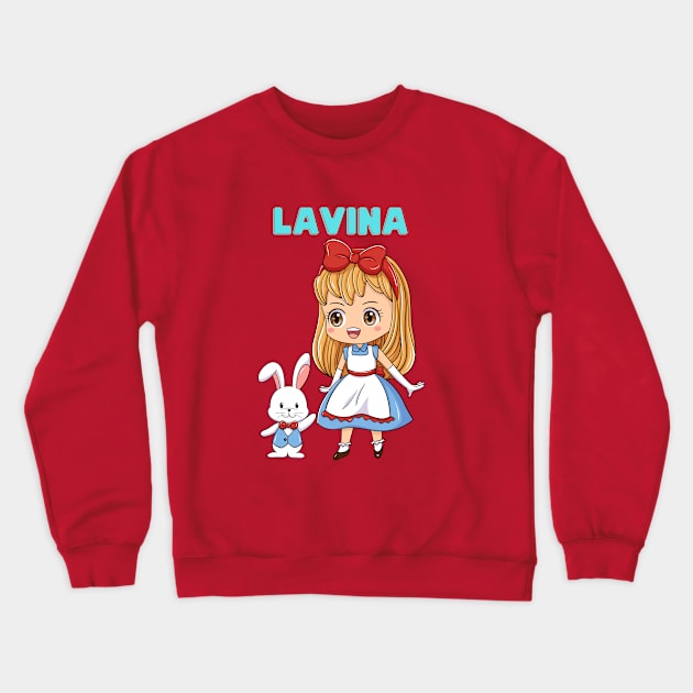 beautiful girl Crewneck Sweatshirt by Ledos